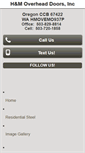 Mobile Screenshot of hmoverheaddoors.com